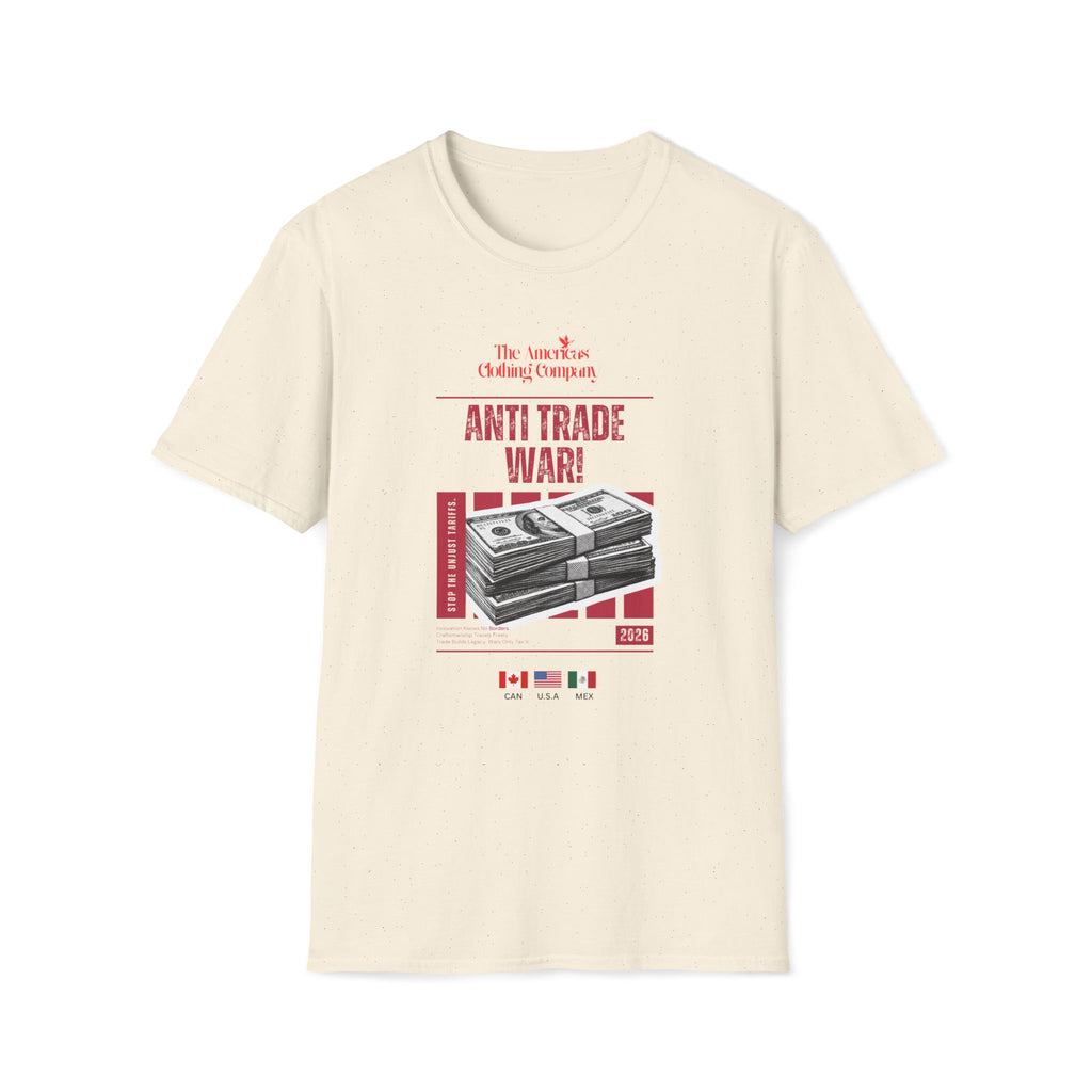 CURRENT EVENTS.            ANTI- TRADE WAR T-SHIRT FIT