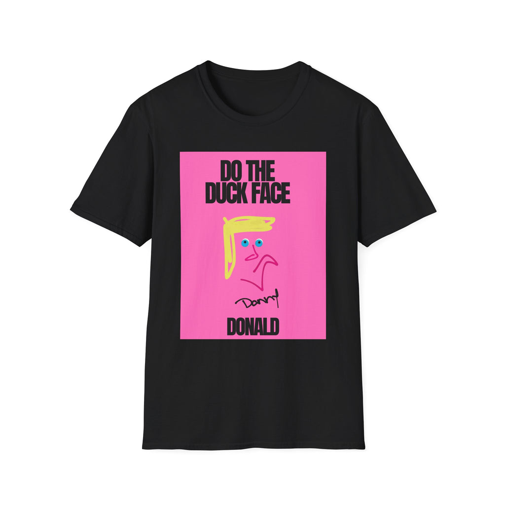 Do The Duck Face T-shirt (hidden duck outline in artwork)