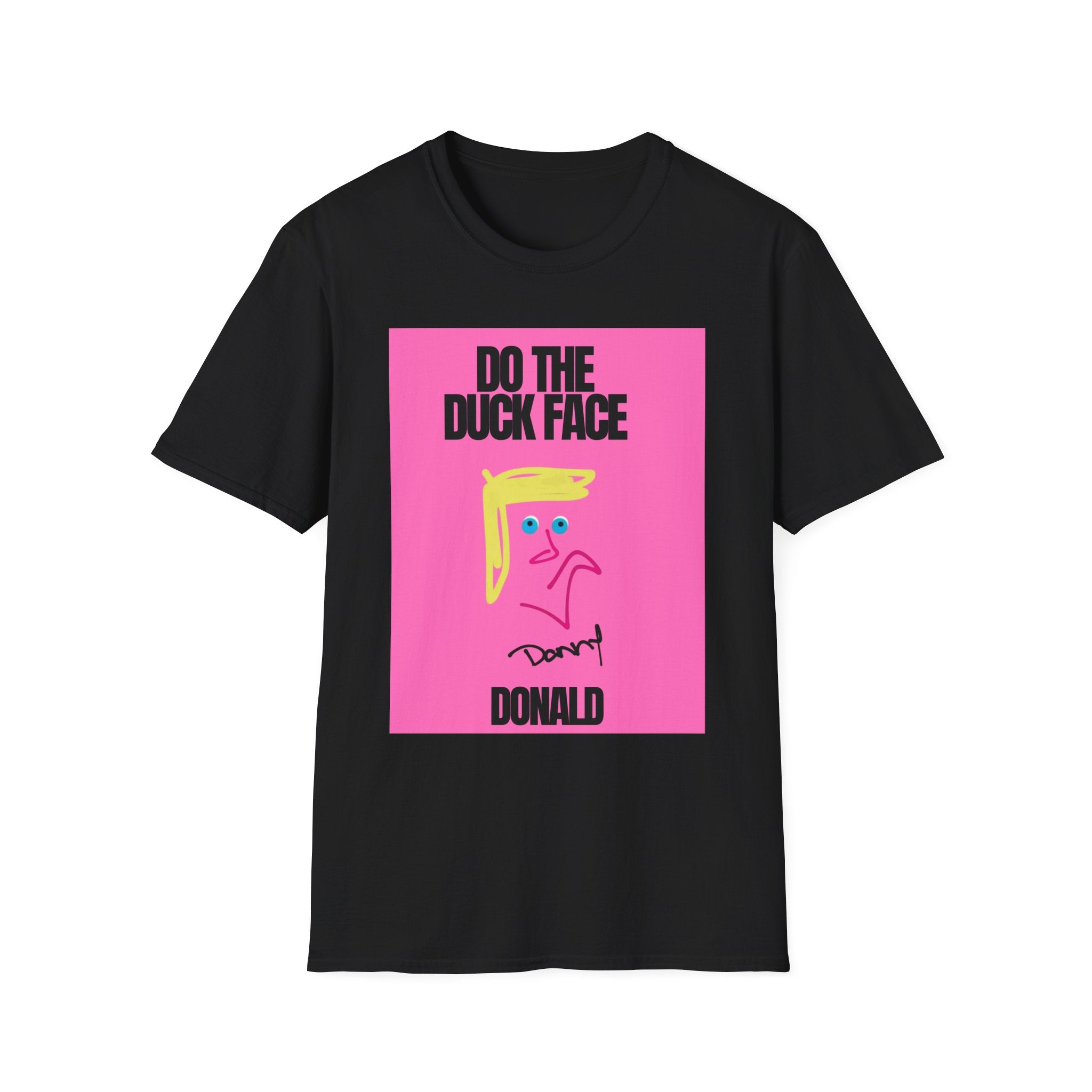 Do The Duck Face T-shirt (hidden duck outline in artwork)