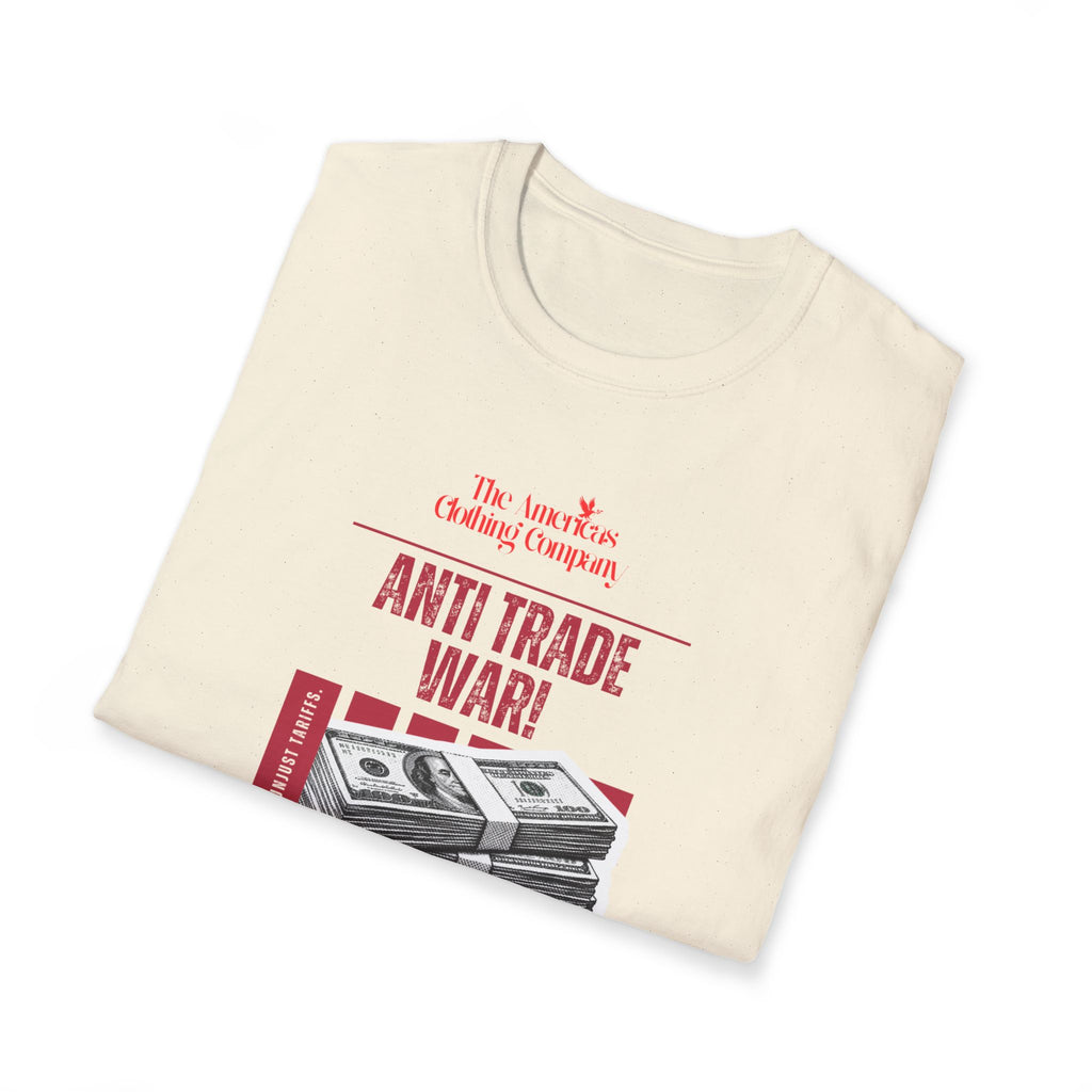 CURRENT EVENTS.            ANTI- TRADE WAR T-SHIRT FIT