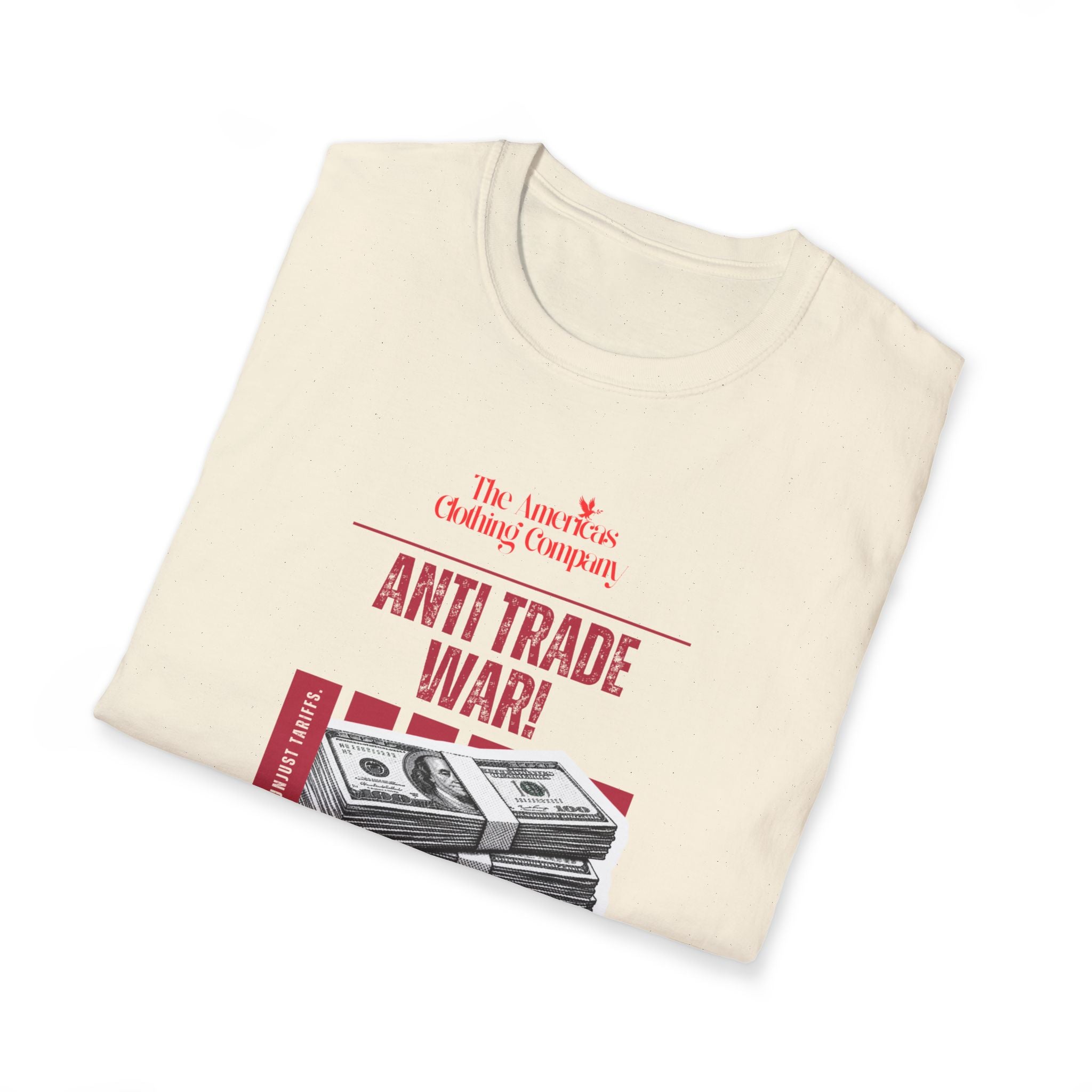 CURRENT EVENTS.            ANTI- TRADE WAR T-SHIRT FIT